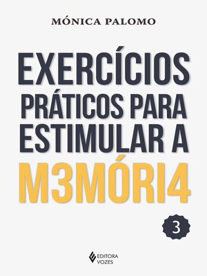 cover image of Exercícios práticos para estimular a memória Volume 3